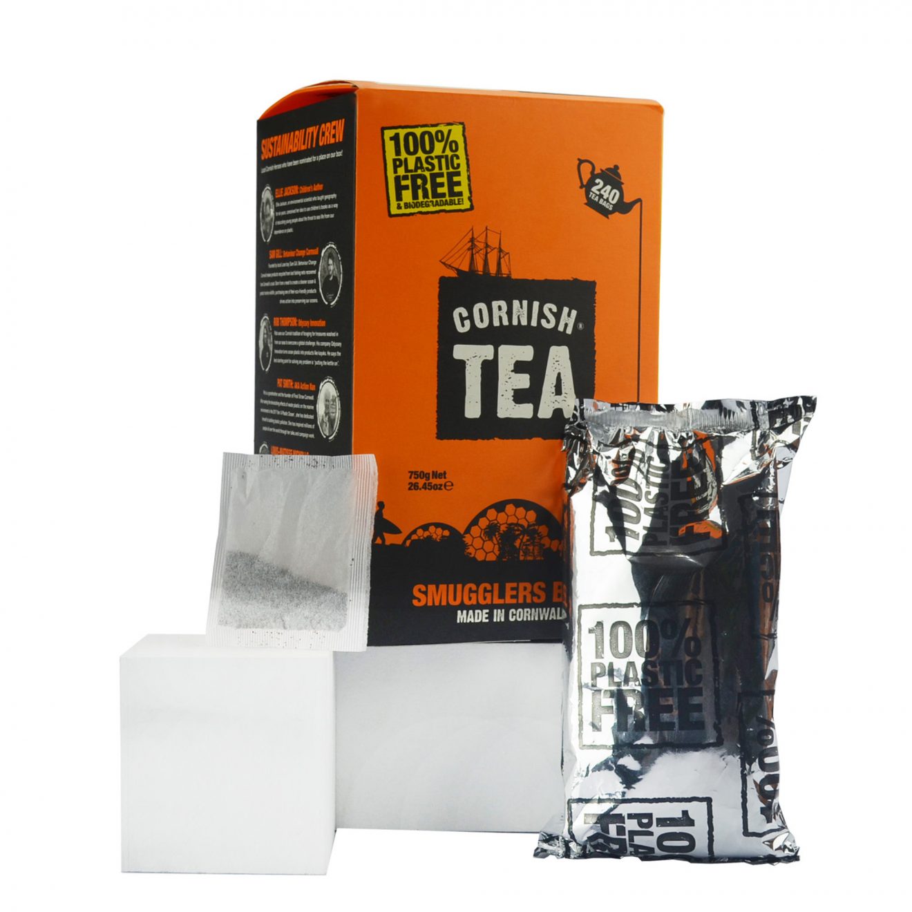 Cornish Tea Smuggler S Brew Box Of 240 Teabags 6 Month Supply