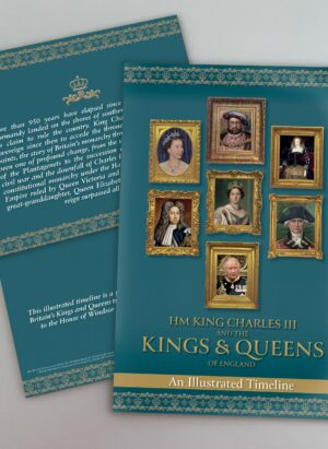 God Save the King: Kings & Queens of England Commemorative Coronation Timeline - SHIPPING MARCH!