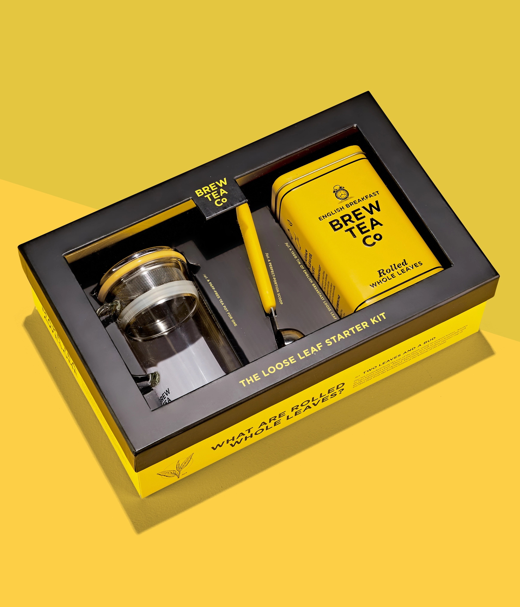 Tea Canister & Tea Scoop Gift Set