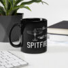 Spite Schematic Tribute Design Black Glossy Mug