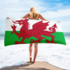 Welsh Flag Beach Towel - Flag of Wales Large Towel