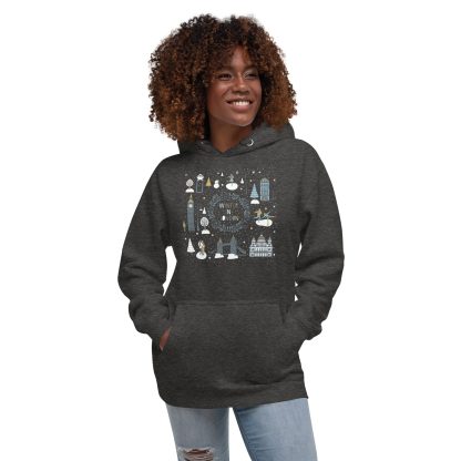 Winter in London - Unisex Hoodie - Image 16