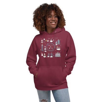 Winter in London - Unisex Hoodie - Image 11