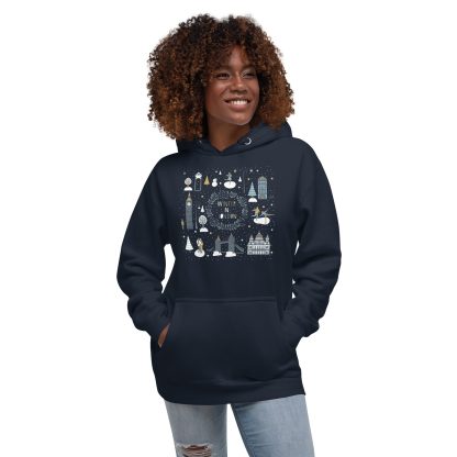 Winter in London - Unisex Hoodie - Image 6