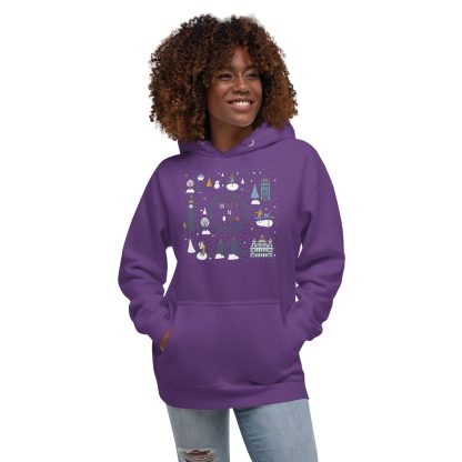 Winter in London - Unisex Hoodie - Image 26