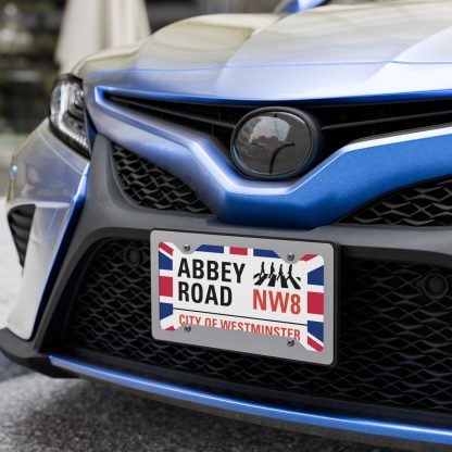 Abbey Road - Beatles Tribute British Union Jack Vanity license plate