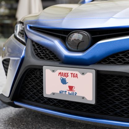 Make Tea, Not War - Vanity license plate