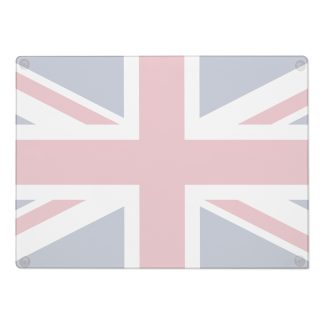 Union Jack Glass cutting board