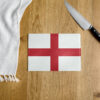England Flag - Flag of St George Glass cutting board