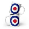 RAF Roundel - Royal Air Force Logo White glossy mug