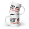 Beatles Abbey Road Tribute White glossy mug