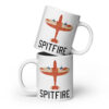 Spitfire Tribute White glossy mug
