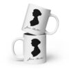 Jane Austen Tribute White glossy mug