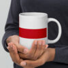 England Flag White glossy mug