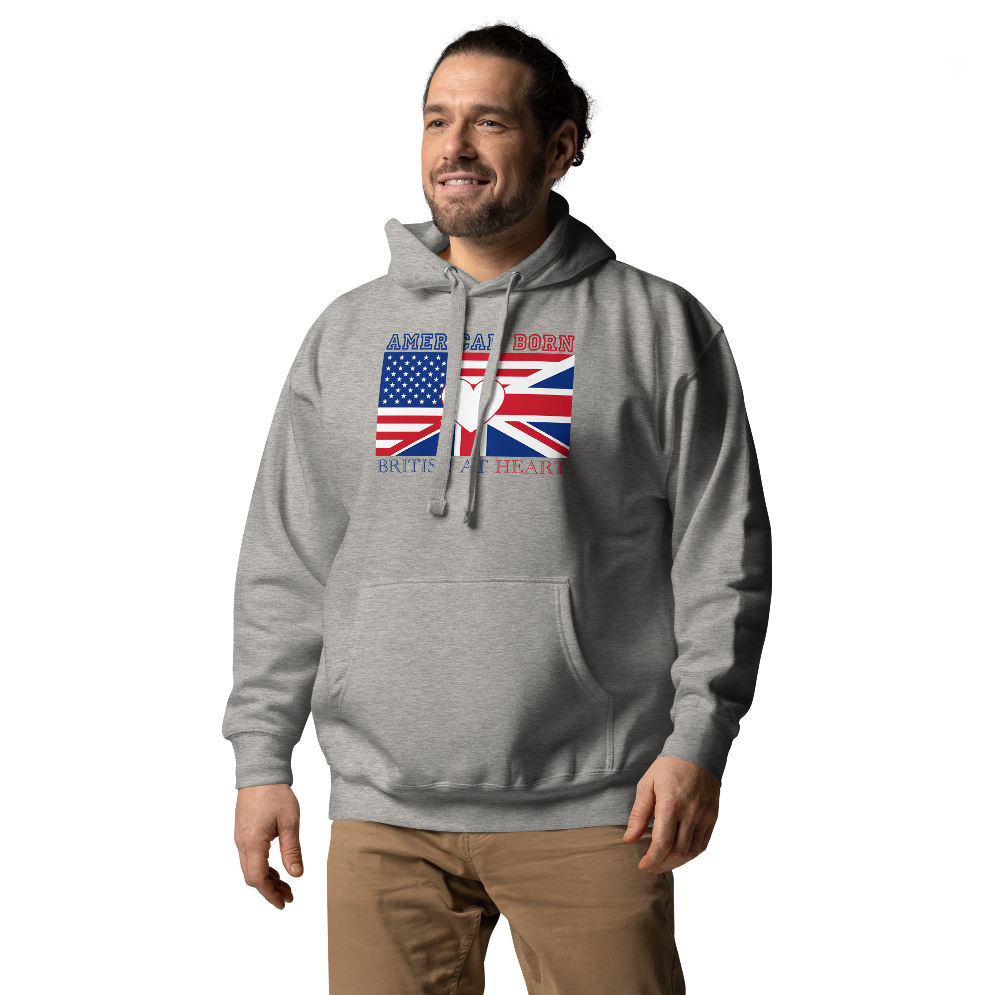 American Born, British At Heart Unisex Hoodie - Image 23