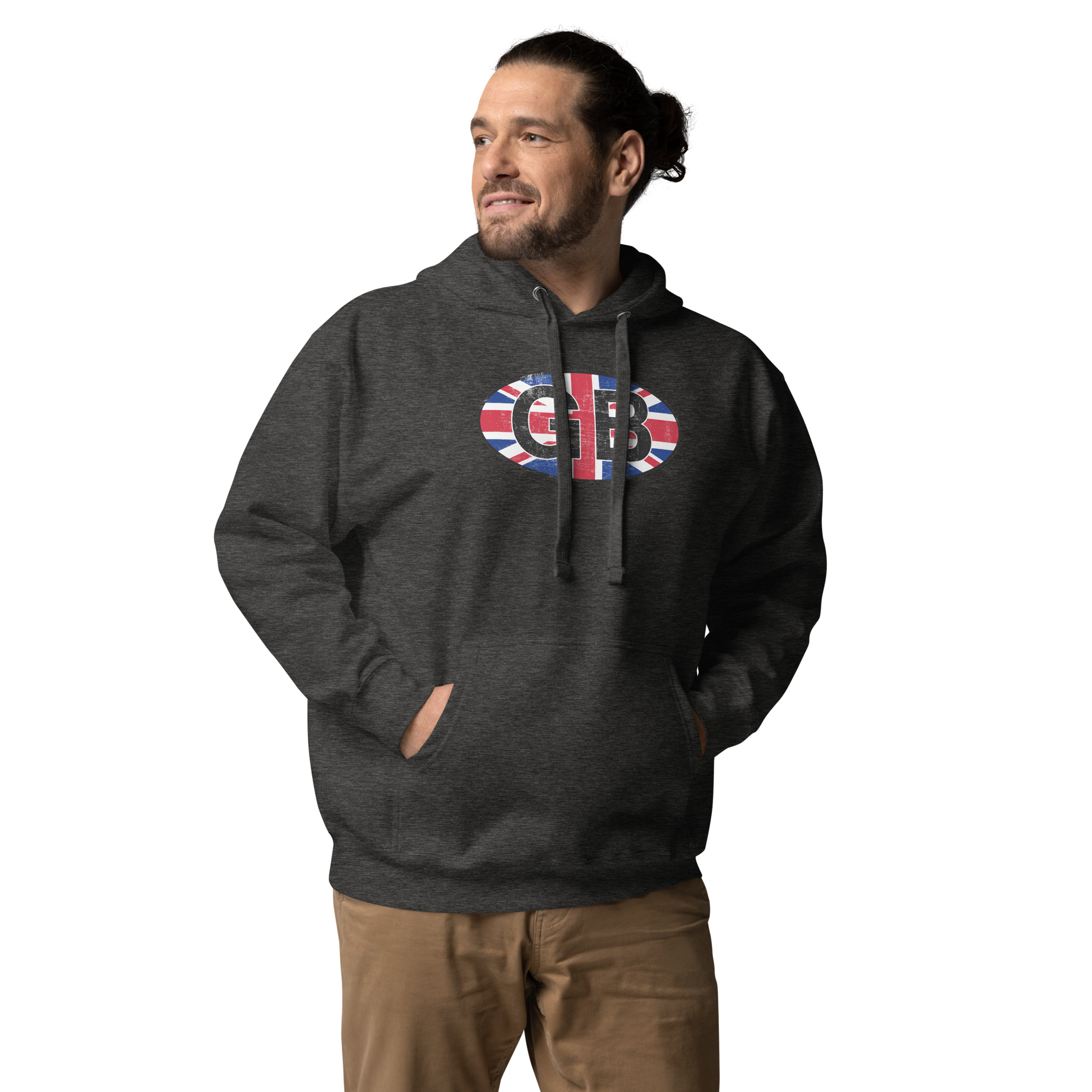 GB Car Sticker Tribute Unisex Hoodie - Image 10