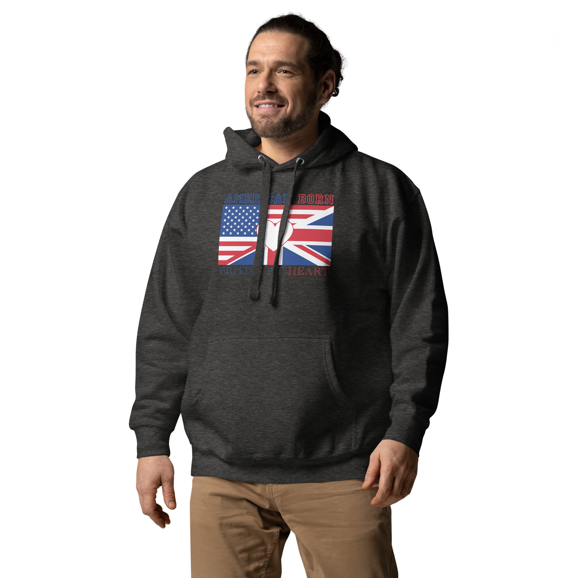 American Born, British At Heart Unisex Hoodie - Image 8