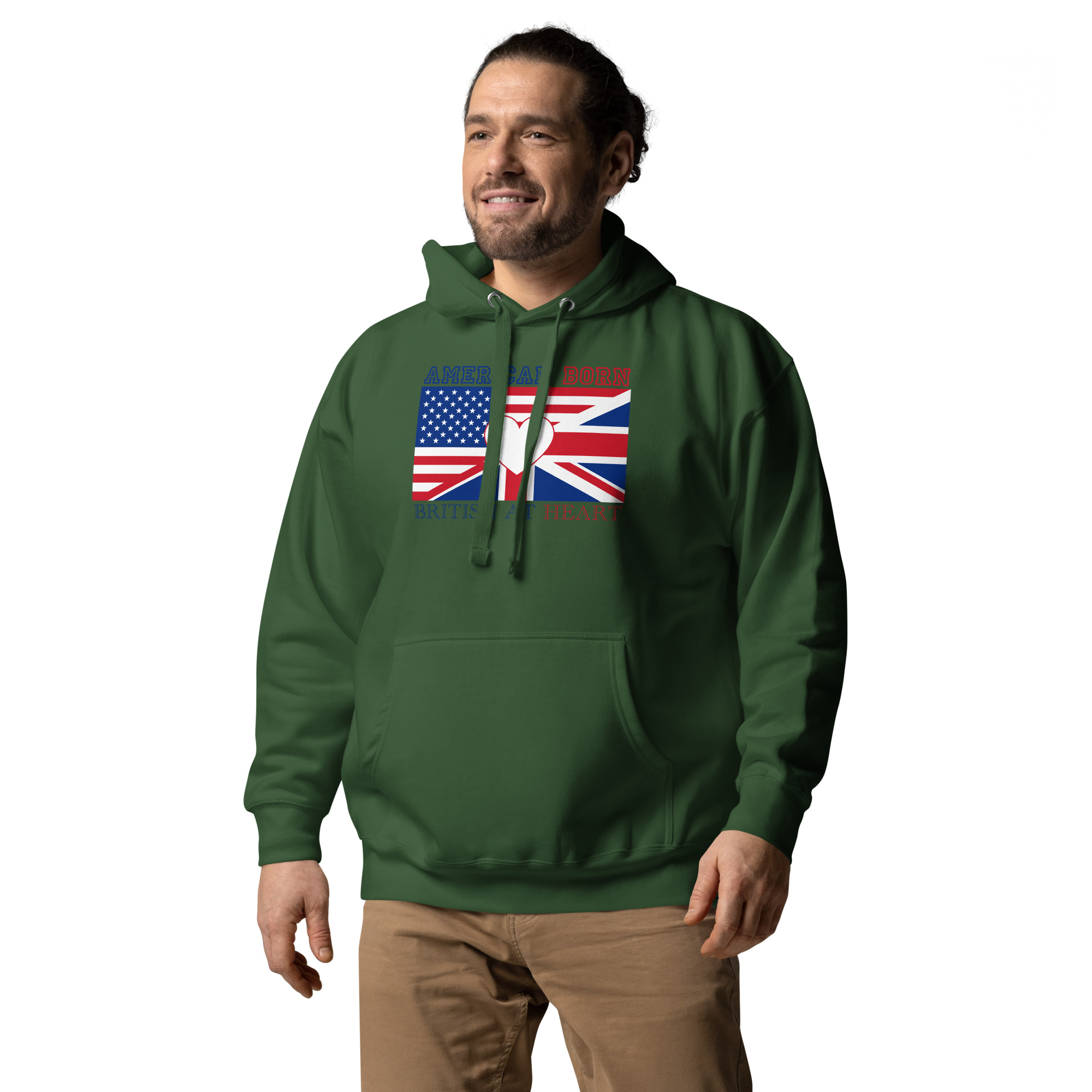 American Born, British At Heart Unisex Hoodie - Image 14