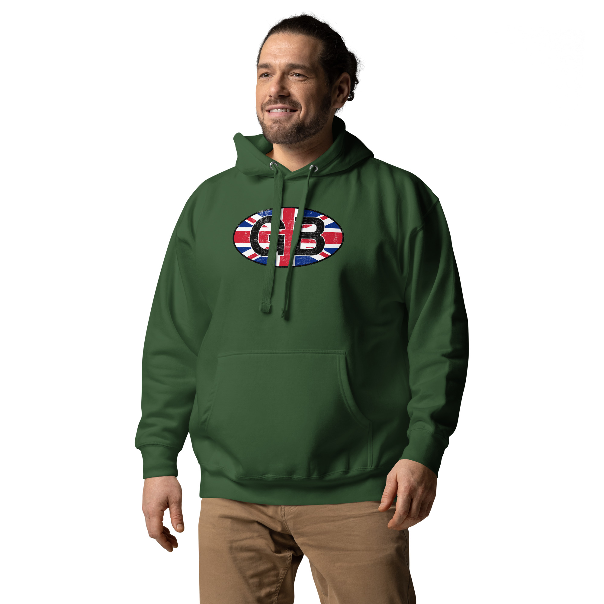 GB Car Sticker Tribute Unisex Hoodie - Image 20