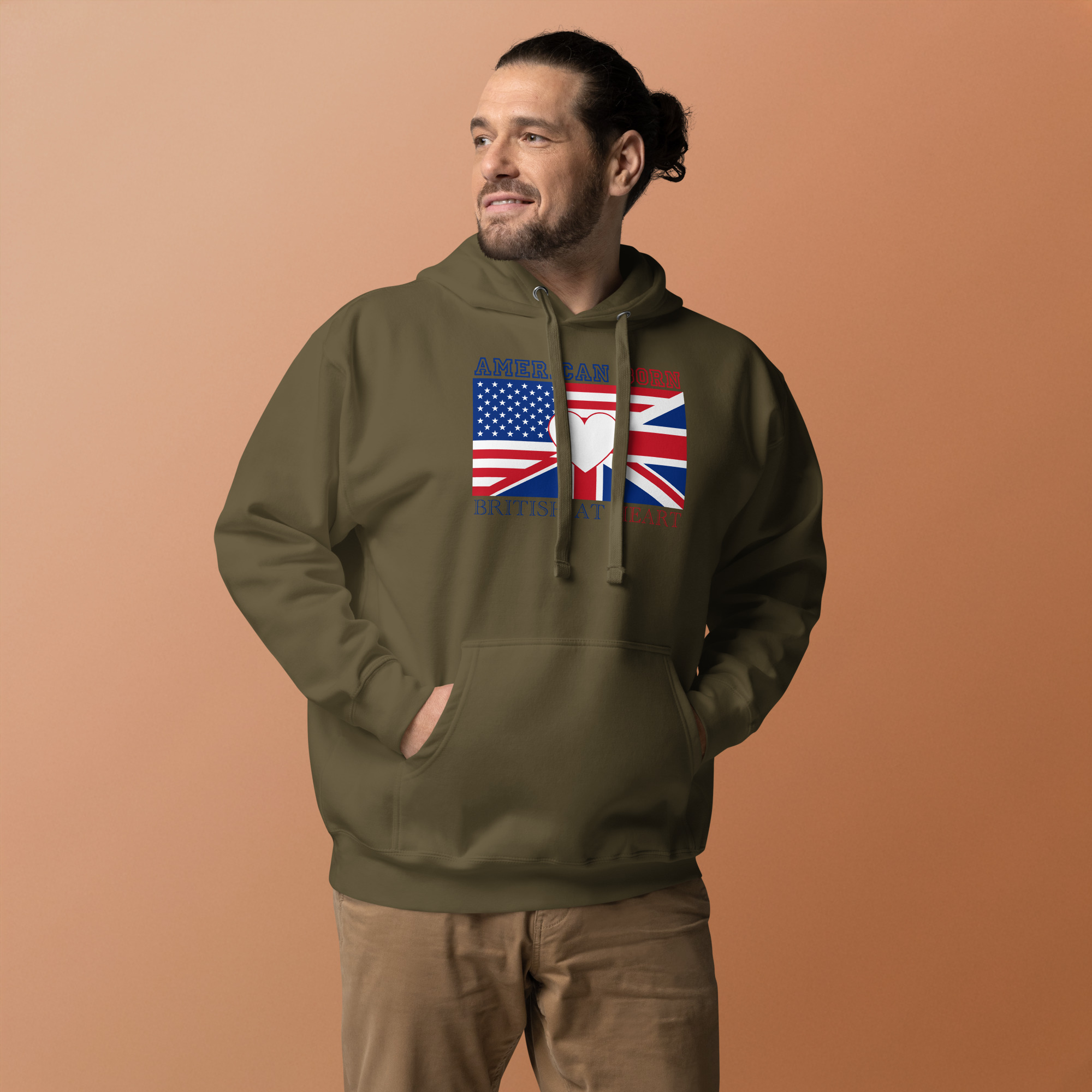 American Born, British At Heart Unisex Hoodie - Image 18