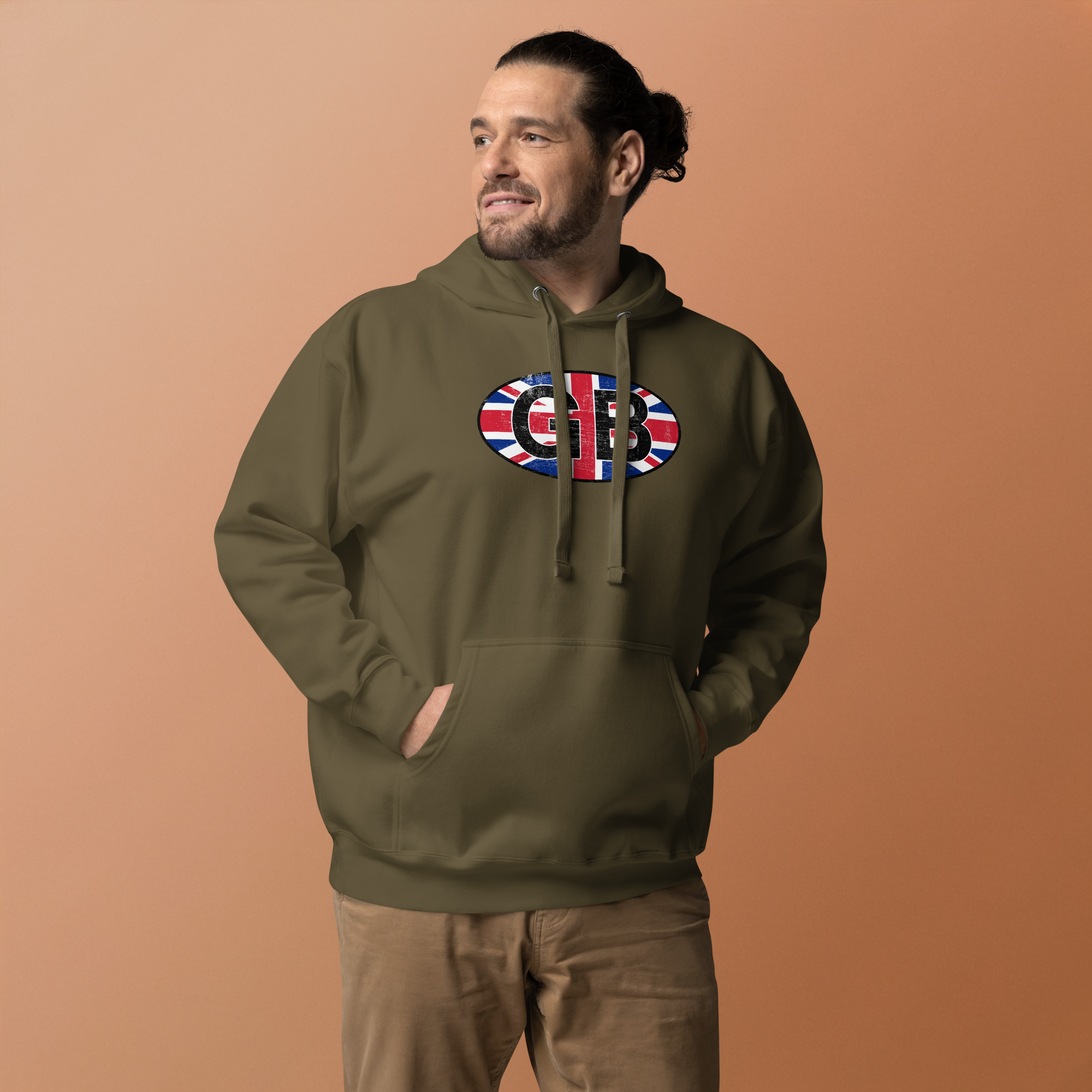 GB Car Sticker Tribute Unisex Hoodie - Image 24