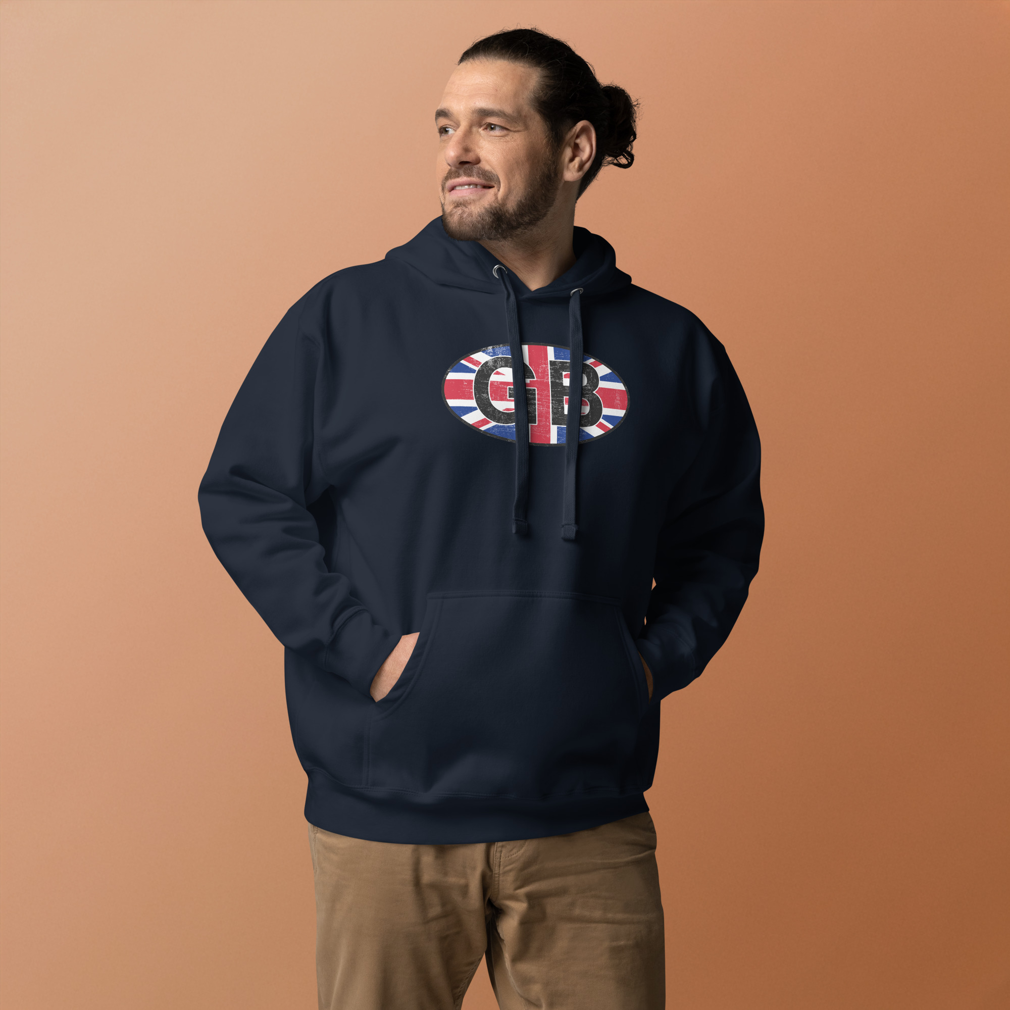 GB Car Sticker Tribute Unisex Hoodie - Image 6