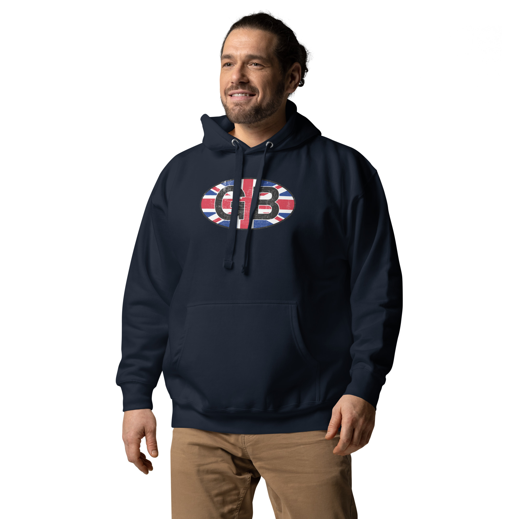 GB Car Sticker Tribute Unisex Hoodie - Image 5