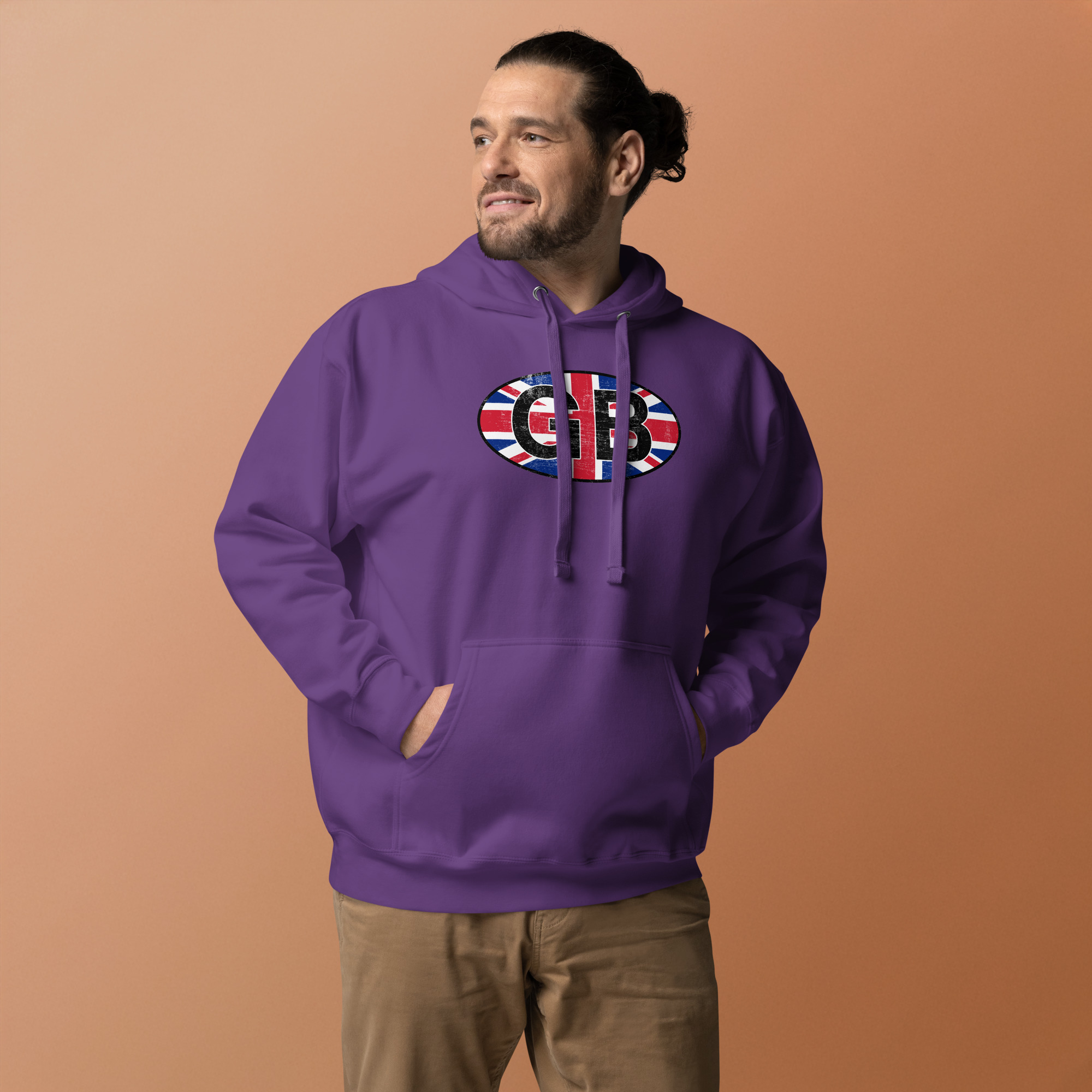 GB Car Sticker Tribute Unisex Hoodie - Image 18