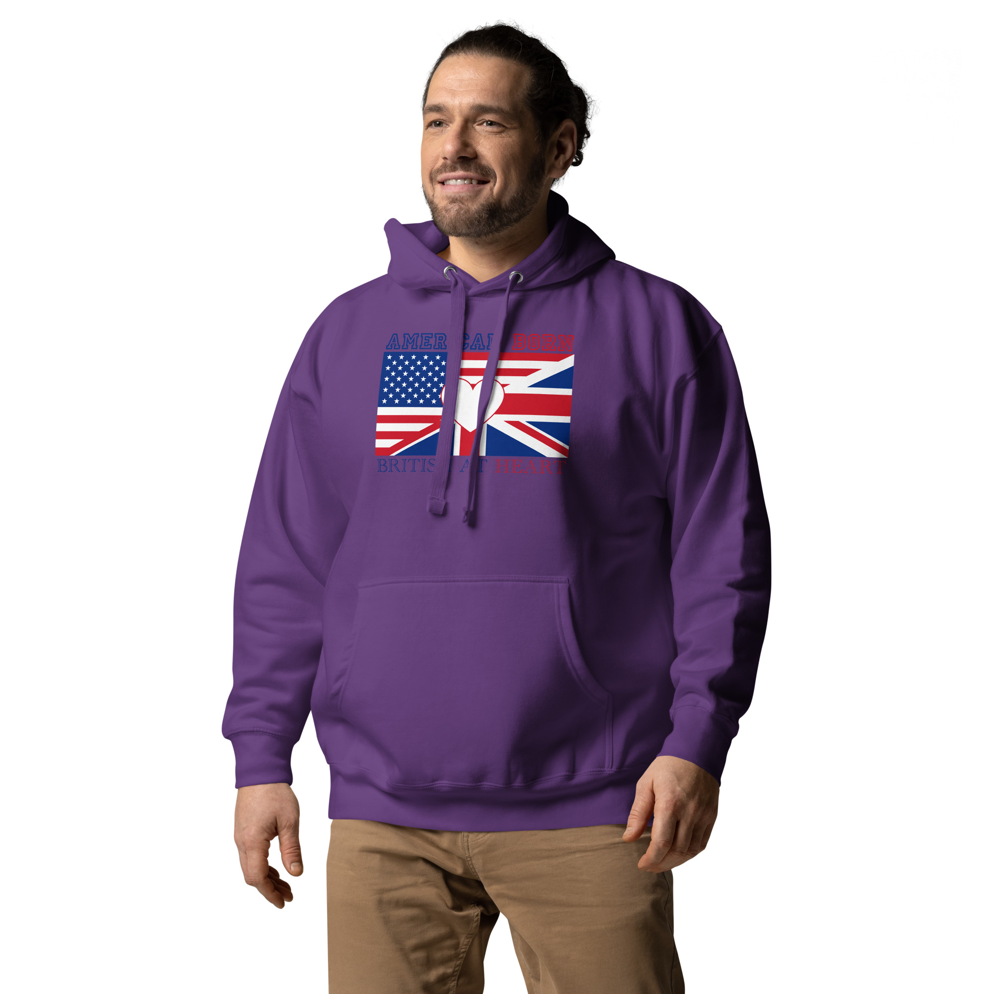 American Born, British At Heart Unisex Hoodie - Image 11
