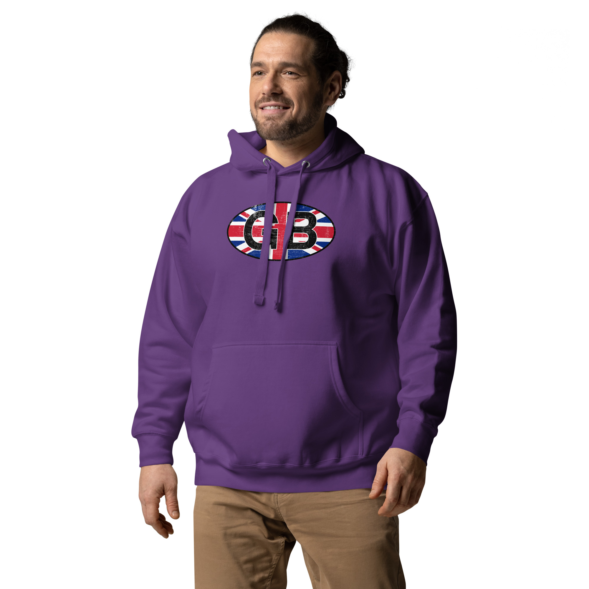 GB Car Sticker Tribute Unisex Hoodie - Image 17