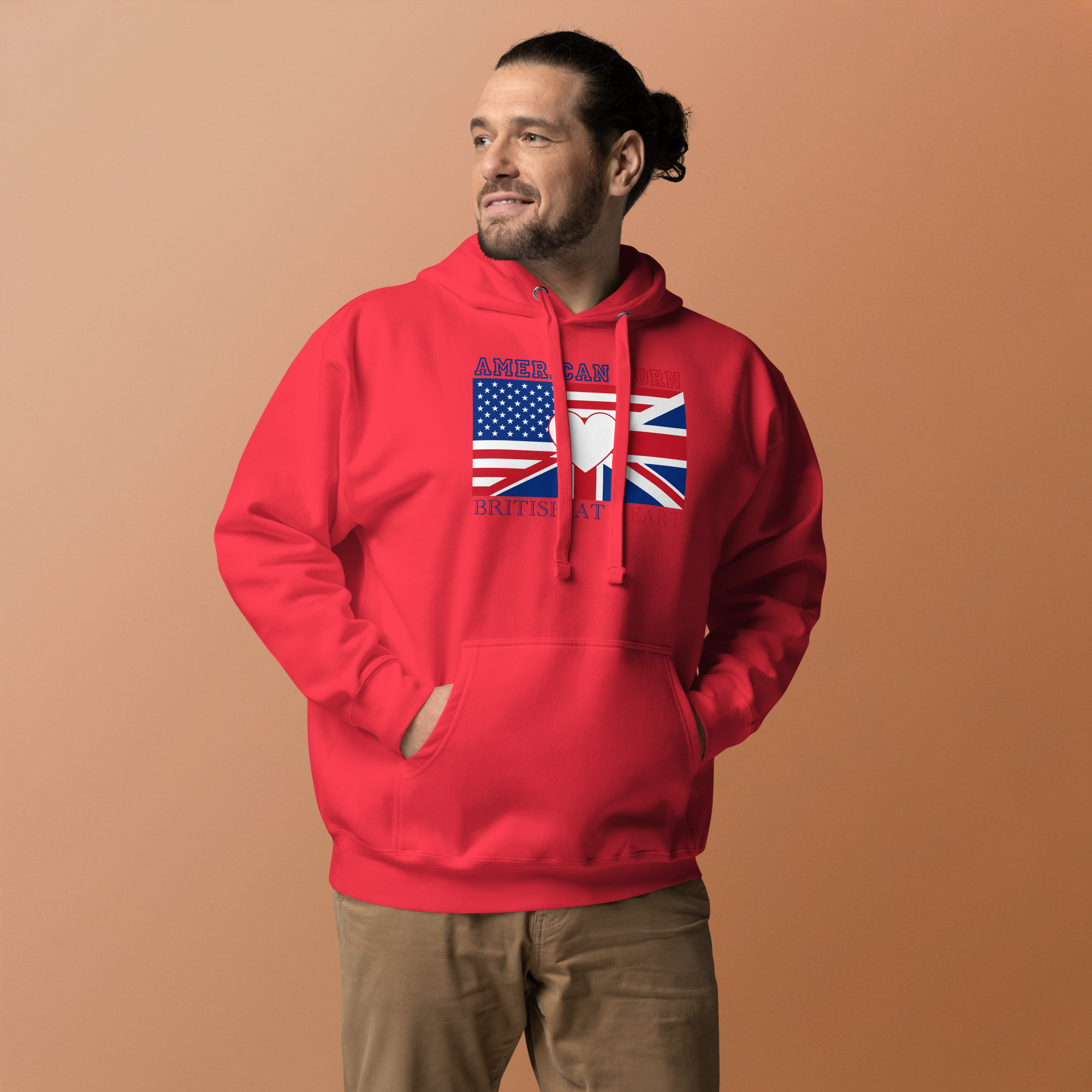 American Born, British At Heart Unisex Hoodie - Image 21