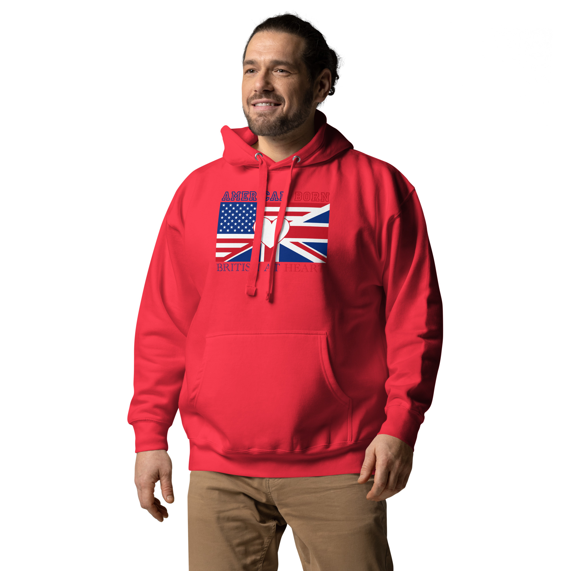 American Born, British At Heart Unisex Hoodie - Image 20