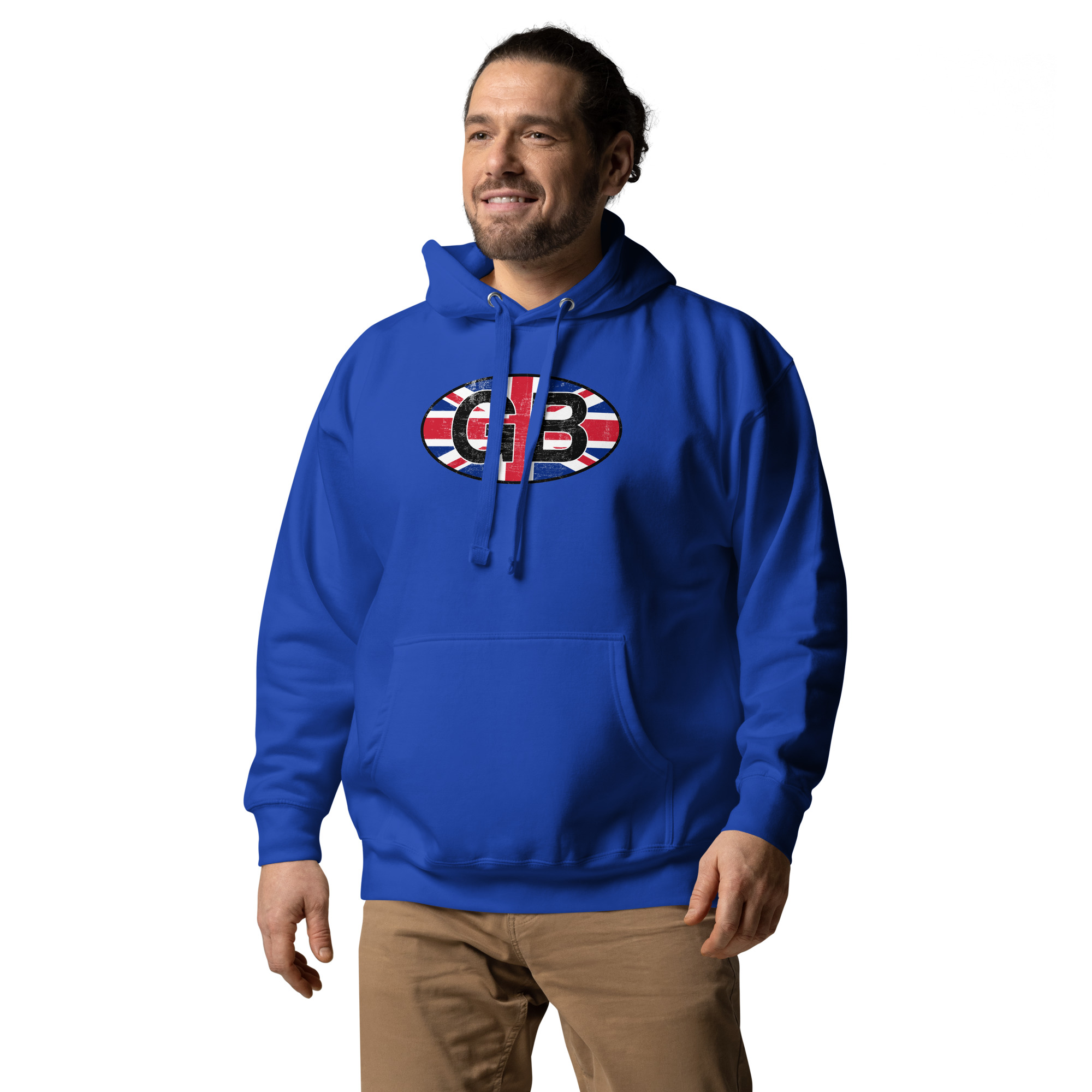 GB Car Sticker Tribute Unisex Hoodie - Image 14