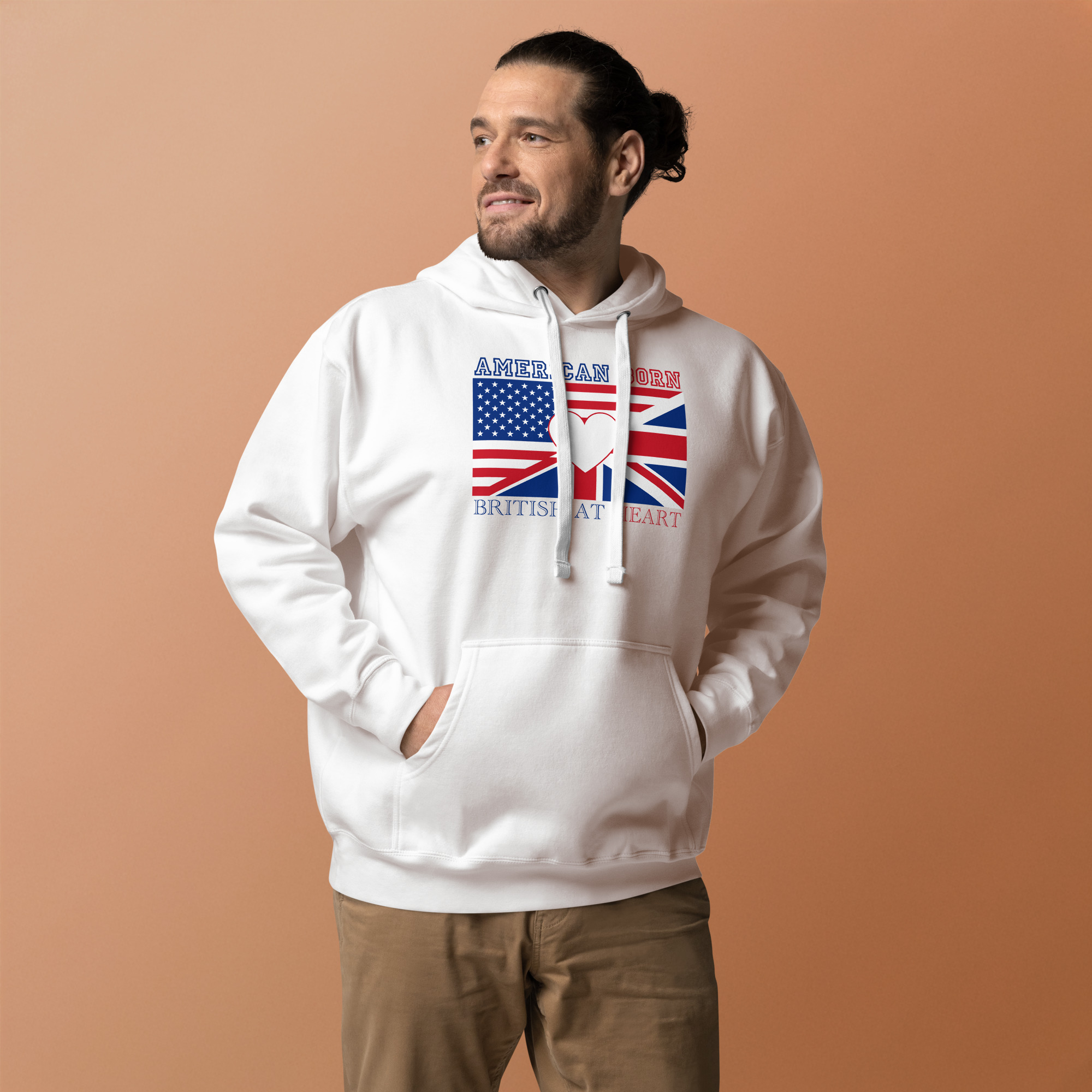 American Born, British At Heart Unisex Hoodie - Image 27